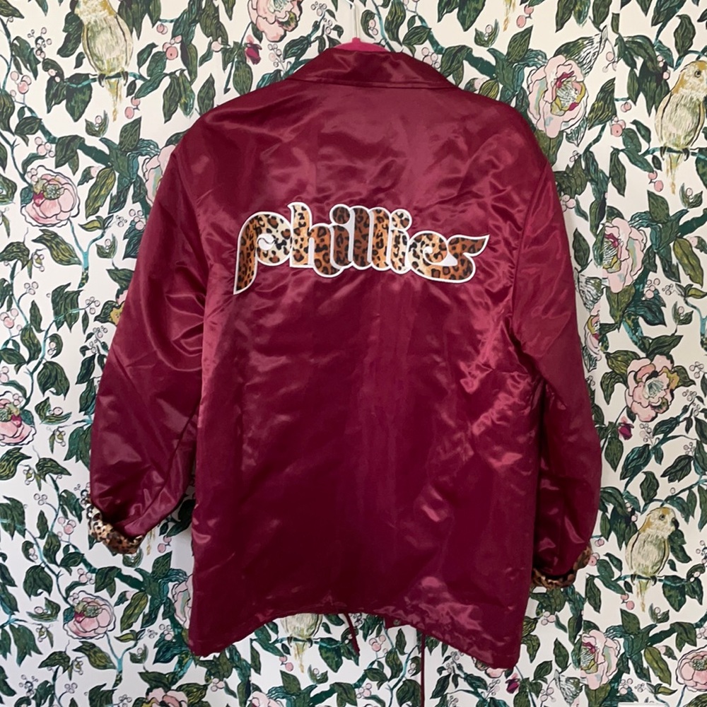 Vintage Phillies Oversized Jacket